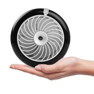 Pojazia Mini USB Output Electric Fan Rechargeable Humidifier Misting Fan (Pink) N19