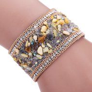 AutumnFall&reg; Women Bohemian Magnetic Clasp Bracelets Wrist Chains (Black) N15