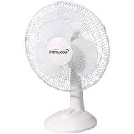 12 inch Oscillating Adjustable Quiet Cool 3 Speed Round Floor, Table and Desk Fan, White