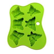 Fondant Molds,6 Butterfly Silicone Cake Baking Mold Non-stick Flower &amp; Butterfly Silicone Baking Mold for Cake... N7