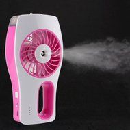 iEGrow Handheld USB Mini Misting Fan with Personal Cooling Humidifier(Pink) N15