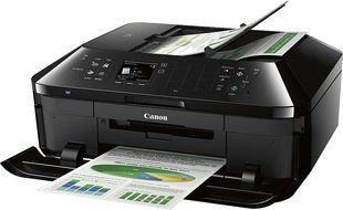 Canon - PIXMA MX922 Network-Ready Wireless All-In-One Printer - Black
