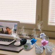 Ashbringer Portable Cool Mist Humidifier - COW007 Mini Portable Humidifying Tool Oil Diffuser with Whisper-quiet... N8