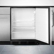 Summit ALB753BSSTB 24&quot; 5.5 cu.ft. ADA Compliant Compact Refrigerator with Adjustable Glass Shelves Automatic Defrost...