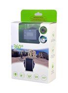 LongStar Cube 360 VR Action Video Camera Large Panoramic View with Dual Lens WiFi H.264 360x220 1080P Wifi IOS... N2