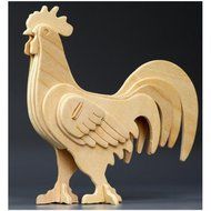 KAKA(TM) Creative 3-D Wooden Puzzle DIY Kits Child Educational 3D Wooden Jigsaw Puzzle Toy Brick Block Wood -Elk N9