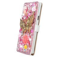 Note 5 Case, Galaxy Note 5 Case,Yaheeda Premium PU Leather [3D Metal Accessory ] Bling Diamond Crystal [Card Slot... N52