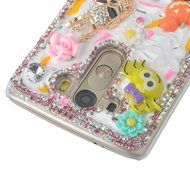Spritech(TM) 3D Handmade Crystal Phone Case for LG G Stylo LS770,Helloween Style Monster Pumpkin Design Smartphone... N6