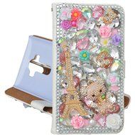 Note 5 Case, Galaxy Note 5 Case,Yaheeda Premium PU Leather [3D Metal Accessory ] Bling Diamond Crystal [Card Slot... N60