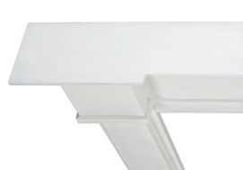 Pearl Mantels 550-56 Richmond Paint Grade Fireplace Mantel, Interior Opening 56-inch Wide by 42-inch High N2