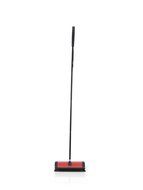 HOKY 23T Sweeper with Nylon Brush Rolls, 9-1/2&quot; Cleaning Path, Red
