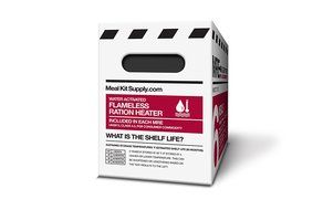 MRE (Meals, Ready to Eat) - Two Course Fresh MREs with Heaters - 5 Year Shelf Life (Pack of 6) N4
