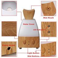 100-240V LED Air Humidifier Purifier Ultrasonic Aromatherapy Essential Oil Diffuser N7