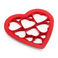 Lekue Cookie Cutter Puzzle, Hearts, Red N11