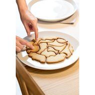 Lekue Cookie Cutter Puzzle, Hearts, Red N14