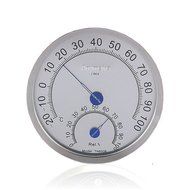 Thermometer Hygrometer 5 1/8" Dial Stainless Steel Case -20&deg;c~100&deg;c N2