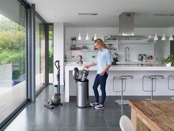 Dyson Cinetic Big Ball Multifloor Upright Vacuum, Silver - Corded N6