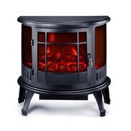 HomCom 36&rdquo; 1500W Wall Mounted Electric Fireplace w/Remote - Black N3