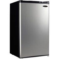 Danby Designer 3.2 cu ft Compact Refrigerator, Spotless /color: Silver/ Model:DCR032C1BSLDD