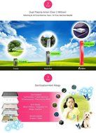 Zunion IA-200W Mordern Hybrid Smart Air Purifier Dual Anion Sterilizing Air Cleaner Wireless Charging (Black) N9