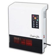 Comfort Glow 5200BTU Quartz Wall Heater - White, 750W and 1500W power settings