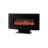 Pleasant Hearth Curved Wall Mount Fireplace N5
