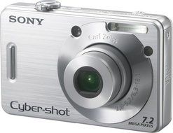 Sony Cybershot DSCW70 7.2MP Digital Camera with 3x Optical Zoom