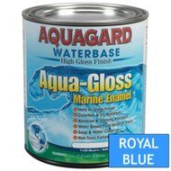 Aquagard Aqua Gloss Waterbased Enamel - 1Qt - Royal Blue consumer electronics