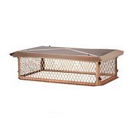 BigTop CBT1741K Copper Big Top Chimney Cover, 9" x 17" x 41"