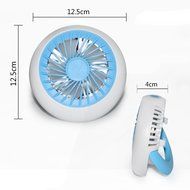 GaGa MILANO 5-inch Mini Quietness Desktop Fan Hand Hold And Support 3 Speed Cool Fan with USB Charge for Home... N12