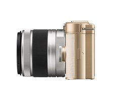 Pentax QS-1 champagne gold zoom kit 12.4MP Mirrorless Digital Camera with 3-Inch LCD (Champagne Gold)