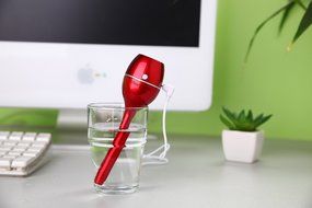 Morpilot Portable USB Mini Magic Wand Stick Ultrasonic Aromatherapy Diffuser Purifier Humidifier with Water Cup... N17