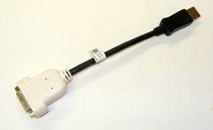 Dell Universal DisplayPort (DP) to DVI Video Adapter Cable N2