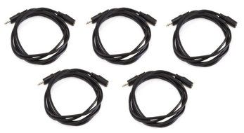 Monoprice 100647 50' 3.5mm Stereo Plug/Plug M/M Cable, Black N3