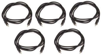 Monoprice 100647 50' 3.5mm Stereo Plug/Plug M/M Cable, Black N5