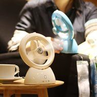 WoneNice Battery Charging USB Misty Cooling Hydrating Mini Fan -3 Different Circulation Mode with Personal Cooling... N2