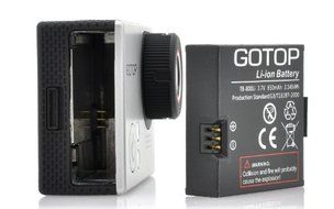 Full HD Sports Camera &quot;GOTOP&quot; - 16MP, 1.5 Inch Screen, 120FPS, 140 Degree Wide Lens, 5 Mounting Accessories