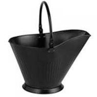 HOMEBASIX CPA01501BK3L Ash Bucket, 16 by 12.5 by 10.5-Inch, Black