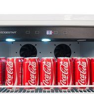 EdgeStar 14 Cu. Ft. Built-In Commercial Beverage Merchandiser - White and Stainless Steel N2