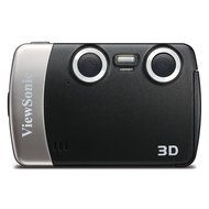 View Sonic 3DSC5 5MP Digital Camera with CMOS Sensor and 4x Optical Zoom (Black) N2