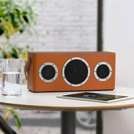 [Apple MFI Certified] GGMM M4 Leather Wireless Wi-Fi/Bluetooth/Multi-Room Play Speaker w/Rechargeable Battery...