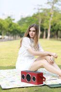 [Apple MFI Certified] GGMM M4 Leather Wireless Wi-Fi/Bluetooth/Multi-Room Play Speaker w/Rechargeable Battery... N5