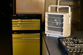 NewAir G73 Hardwired Electric Garage Heater, 17060 BTUs, Ivory N8