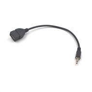 Electop 3.5mm Male AUX Audio Plug Jack to USB 2.0 Female Converter Cable Cord