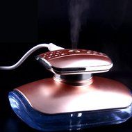 Office usb humidifier Hyun savory bottle type humidifier Automotive humidifier (Light pink) N4