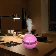 Elaco Air Spray Water Dispenser Diffuser Ultrasonic Beauty Moisturizing Humidifier (pink) N4