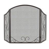 Pleasant Hearth FA995S Iris Scroll Fireplace Screen N3