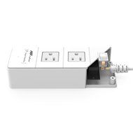 FlePow Portable Power Strip Surge Protector Travel Charger with 2 AC Plugs and 4 USB Charger Ports for iPhone,... N4