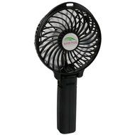 A-szcxtop Portable Multifunction Fold Handheld Hanging Umbrella Mini Fan with 18650 Battery (Black) N5