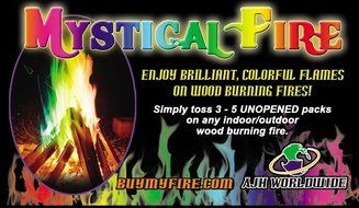 Mystical Fire Campfire Fireplace Colorant 0.882 oz Packets 12 Pack N8